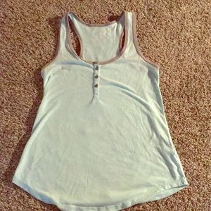 Baby blue tank top
